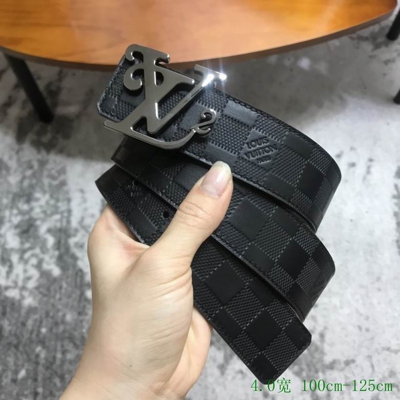 LV Belt 40mmX95-125CM 7D (1047)